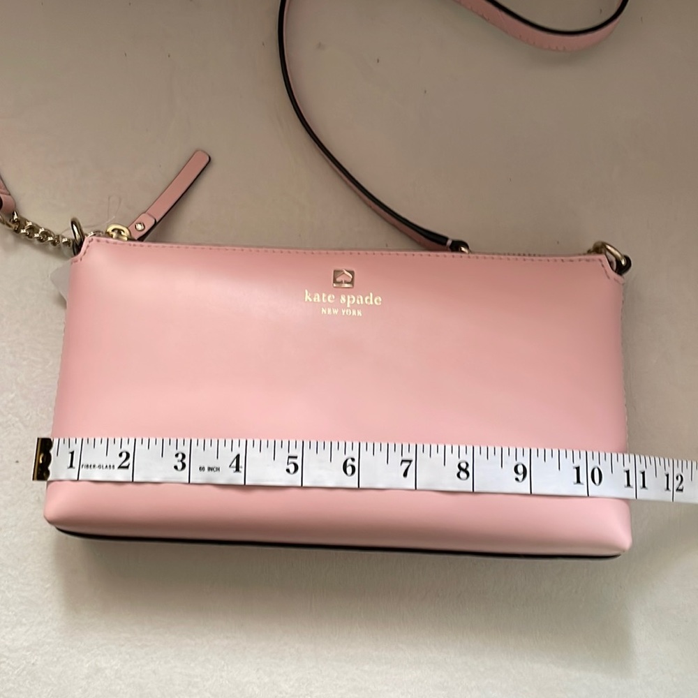 NWT Kate Spade Crossbody Zipper Purse Bag Pink - Picture 17 of 17